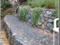 Decomposed granite is a simple and inexpensive path material.