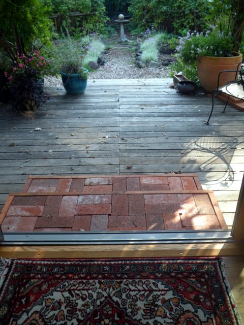 How To Build A Brick Step On Wood Deck In Your Edible Landscape Landscaping Made Easy With Avis Licht - Brick Patio Or Wood Deck