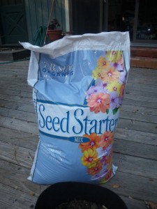 Soilless seed starter medium