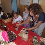 Sowing seeds with children